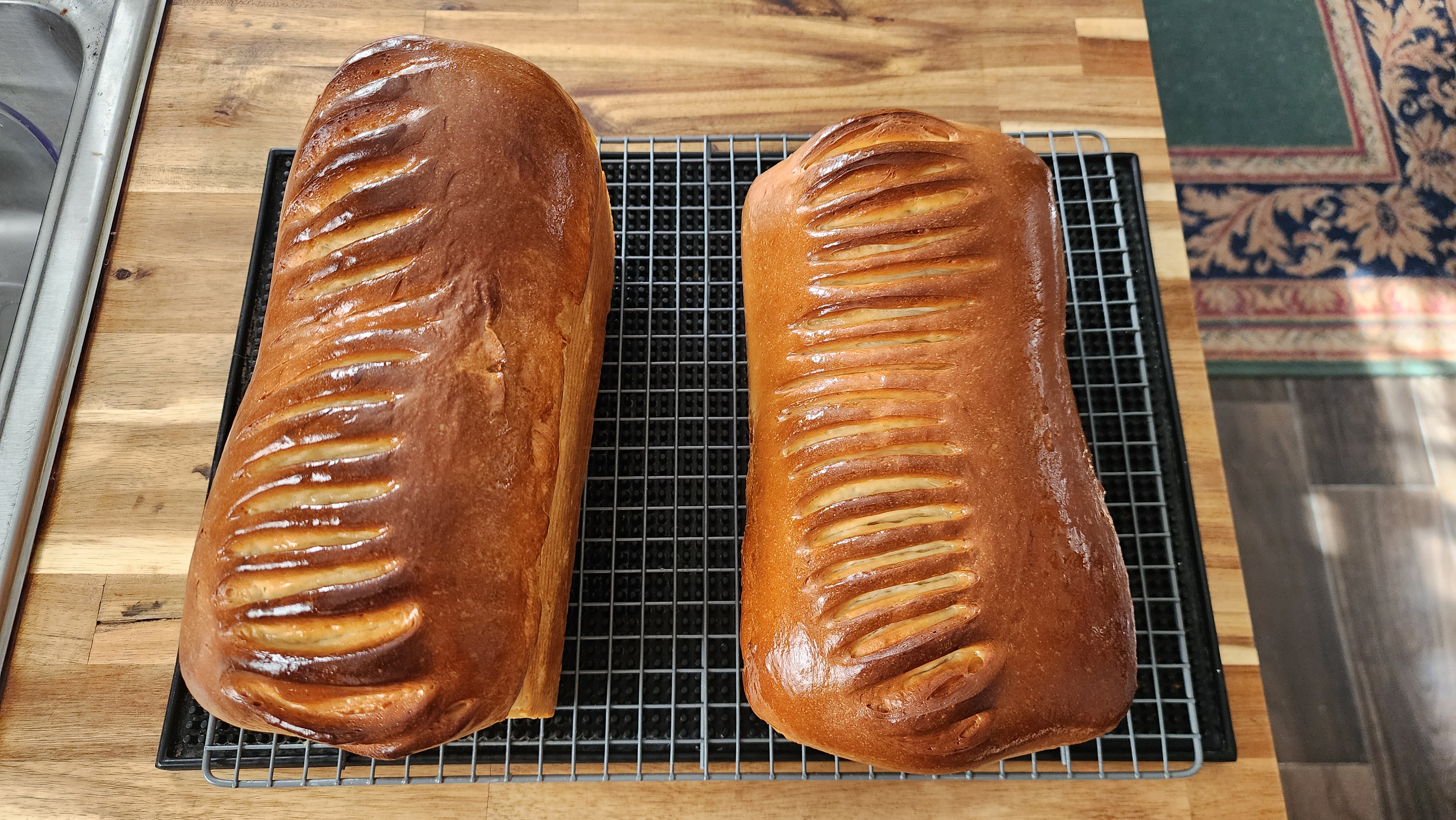 Perfection Two delicious fresh baked loaves of bread