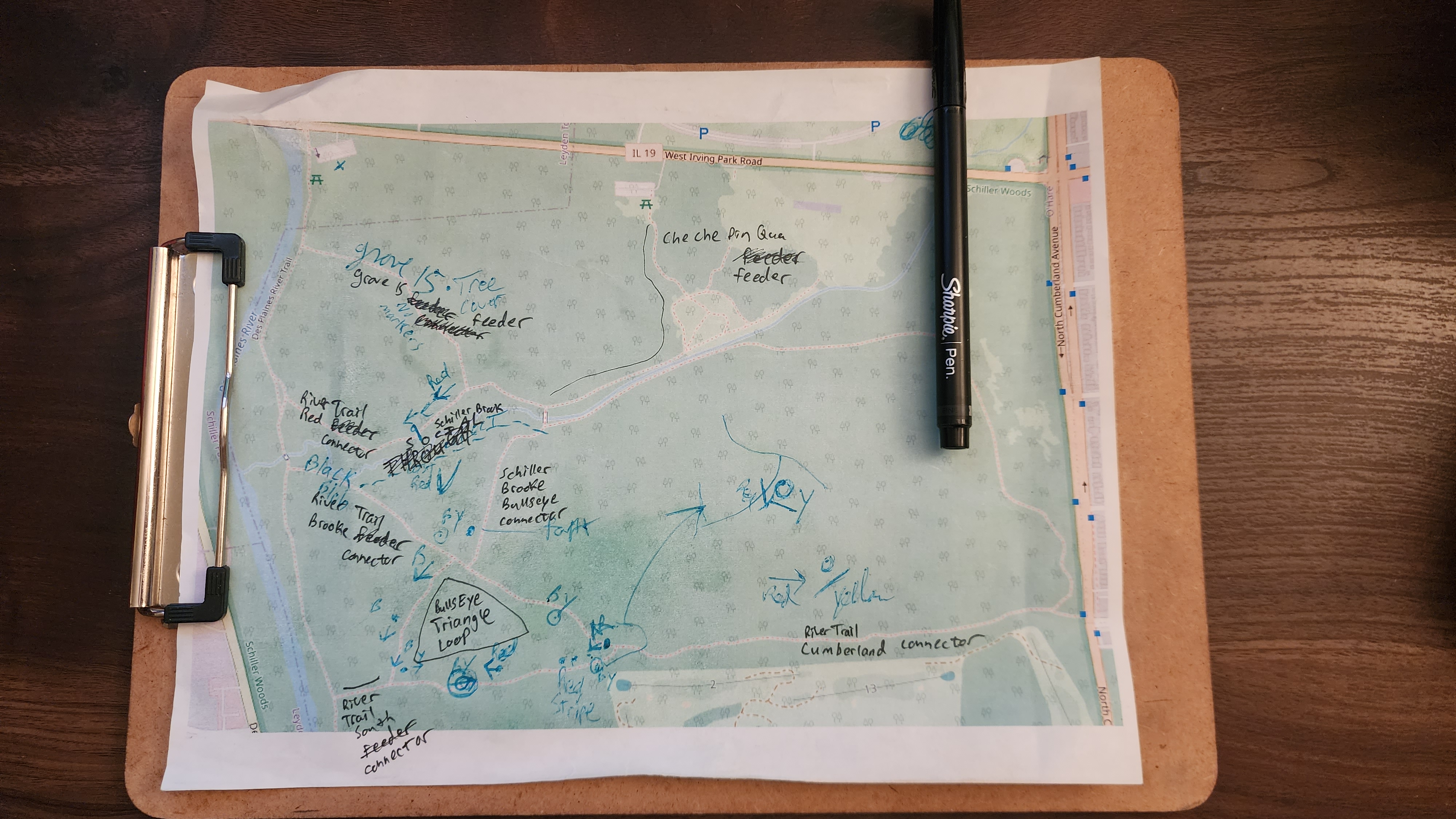 Blazes and trails Blazes and trails