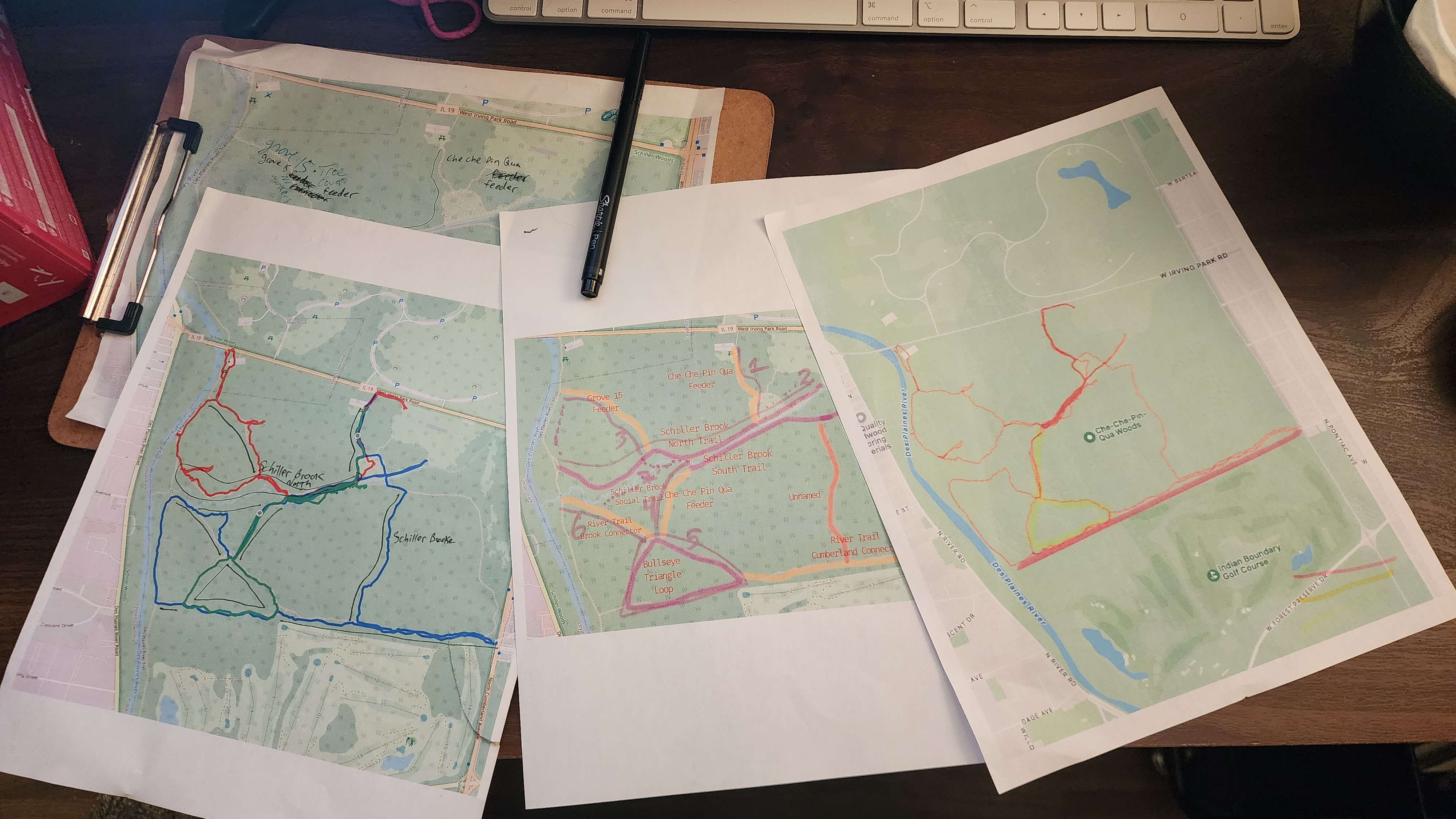 Blazes and trails Blazes and trails